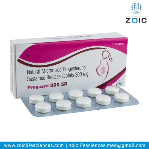 Natural Micronised Progesterone 300 mg SR Tablet