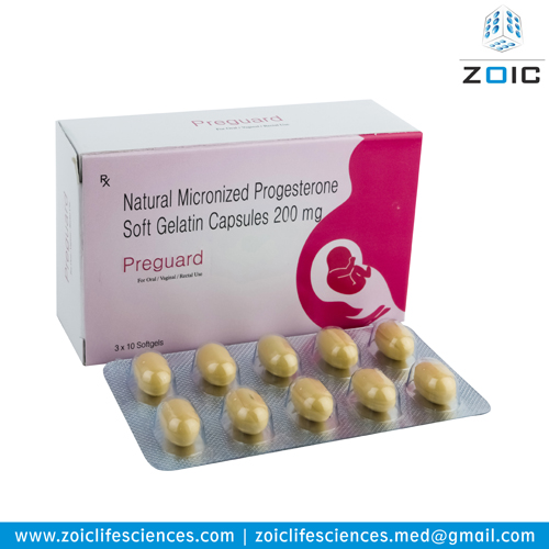 Natural Micronised Progesterone 200 mg Softgel Capsules