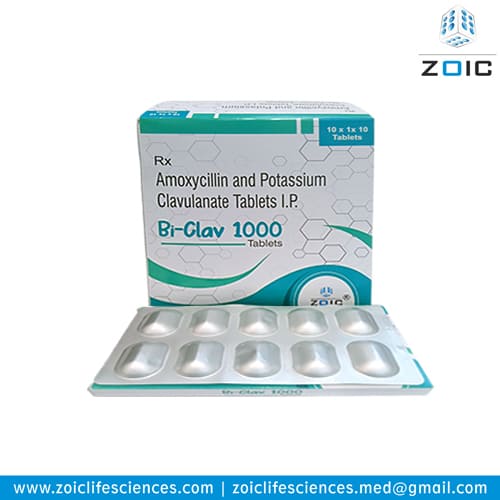 Amocycillin and Potassium Calvulanate Tablets I.P.